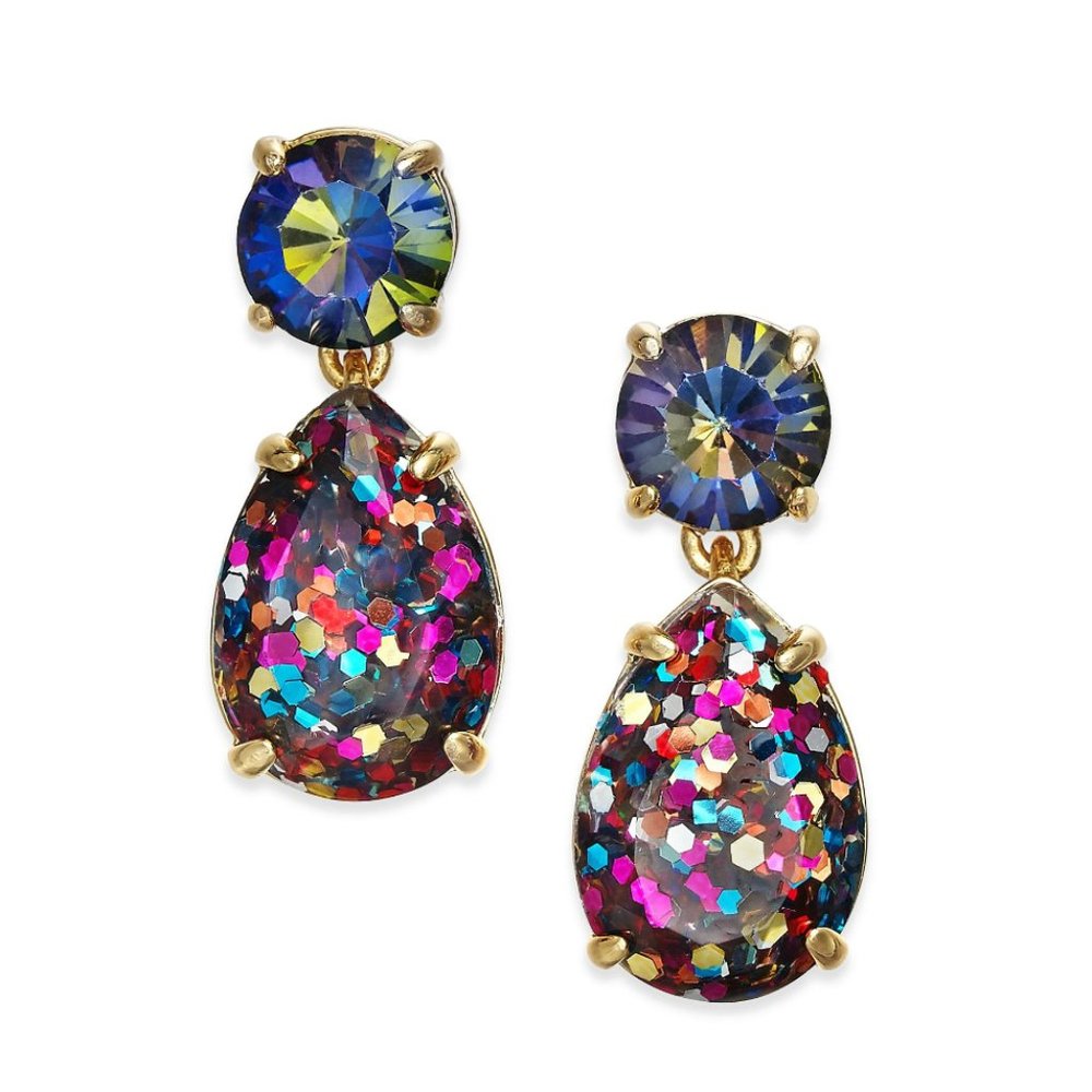 Kate Spade New York Glitter Earrings - Multicolor